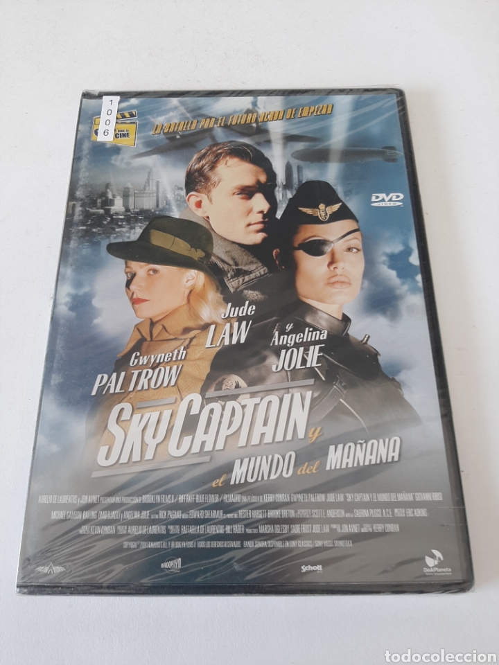 Cin&eacute;ma: REFTF.1006 Sky Captain y el mundo del ma&ntilde;ana DVD NUEVO PRECINTADO ( TAPA FINA )