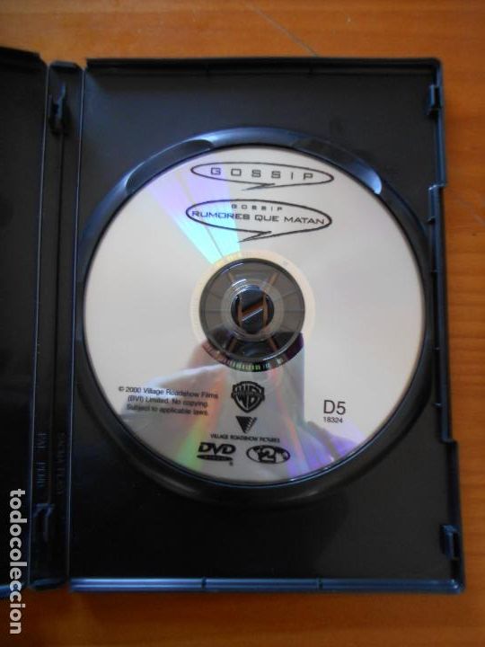 Kino: DVD GOSSIP, RUMORES QUE MATAN - DISCO Y CAJA, SIN PORTADA (C5)