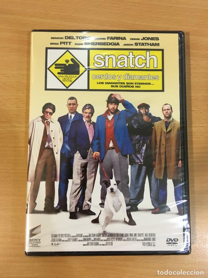 Cinema: DVD COMEDIA MAFIA - SNATCH, CERDOS Y HAMBRIENTOS (2000), CON BRAD PITT. PRECINTADO