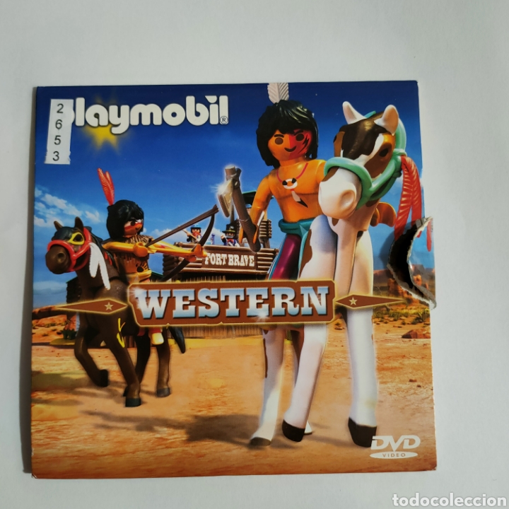 Cinema: CTN2653 Playmobil western DVD EDICION CARTON SEGUNDAMANO