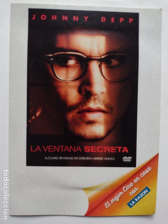 Cine: LA VENTANA SECRETA-JOHNNY DEPP-EL MEJOR CINE CON LA RAZ&Oacute;N