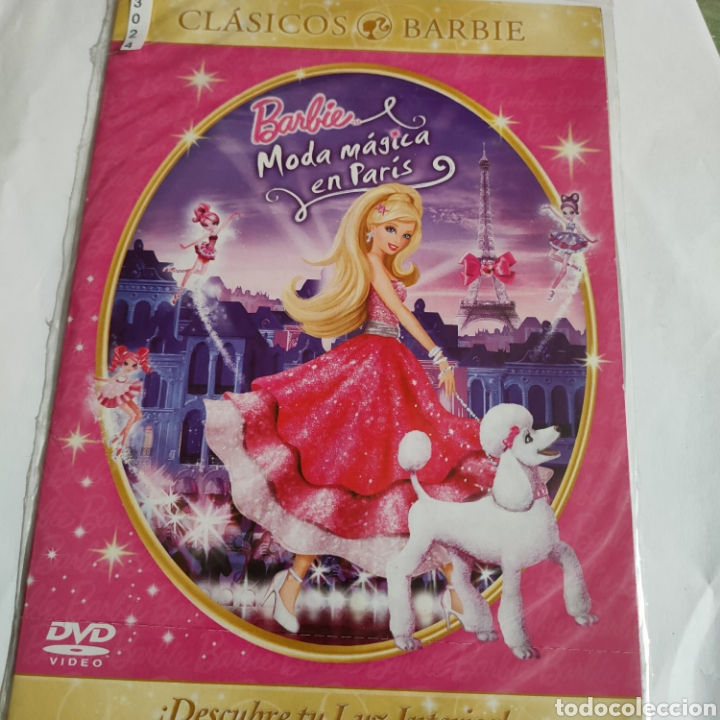 Cine: CTN3024 Barbie moda m&aacute;gica en Par&iacute;s DVD EDICION CARTON SEGUNDAMANO