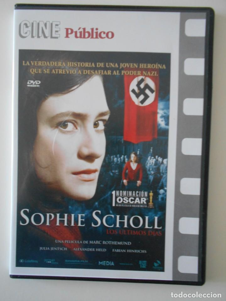 Kino: SOPHIE SCHOLL. LOS ULTIMOS DIAS. DVD DE LA PELICULA DE MARC ROTHEMUND. CON JULIA JENTSCH. COLOR. 117