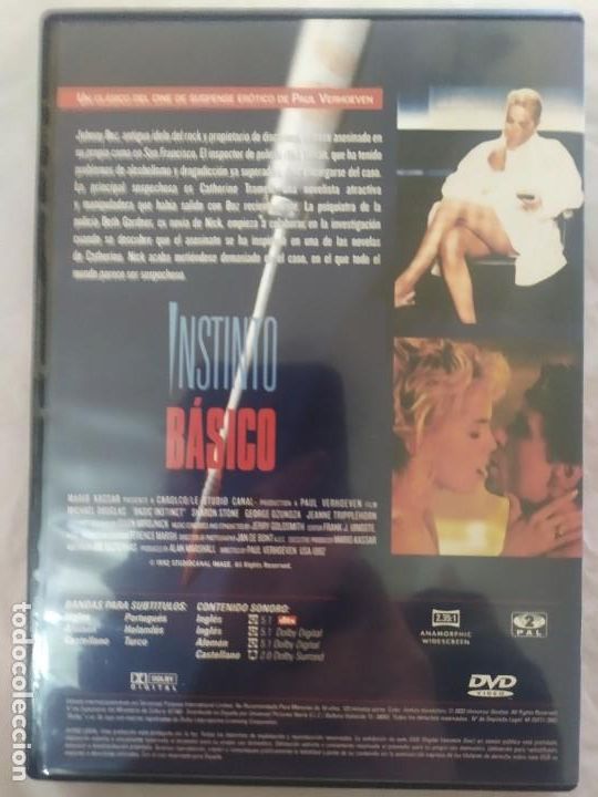 Cine: Instinto b&aacute;sico DVD Sharon Stone - Foto 3