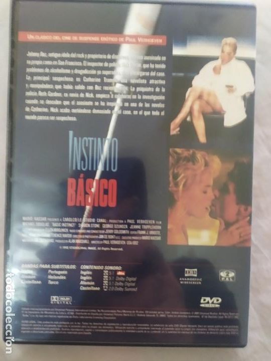 Cine: Instinto b&aacute;sico DVD Sharon Stone - Foto 4