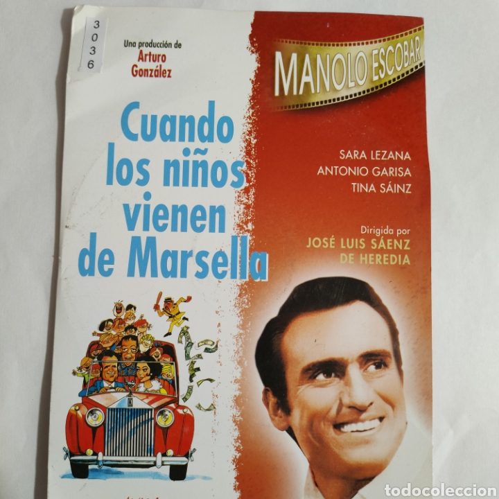 Cinema: CTN3036 cuando los ni&ntilde;os vienen de Marsella DVD EDICION CARTON SEGUNDAMANO