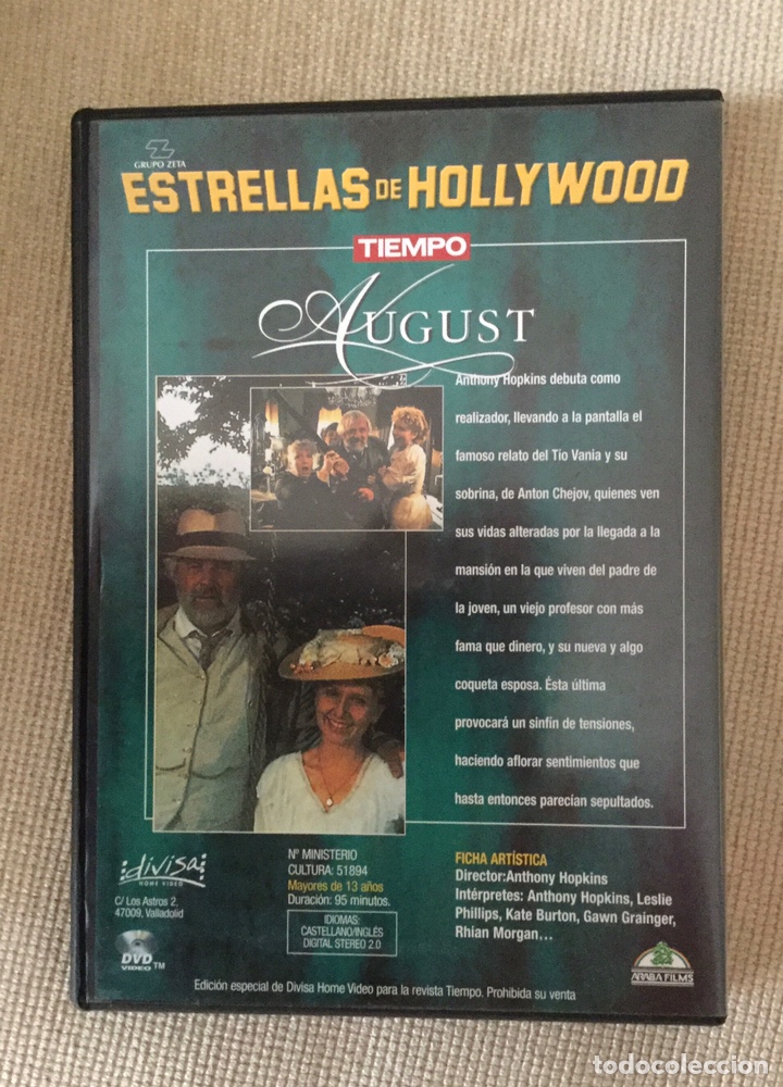 Cine: DVD. &ldquo;August&rdquo;. - Foto 2