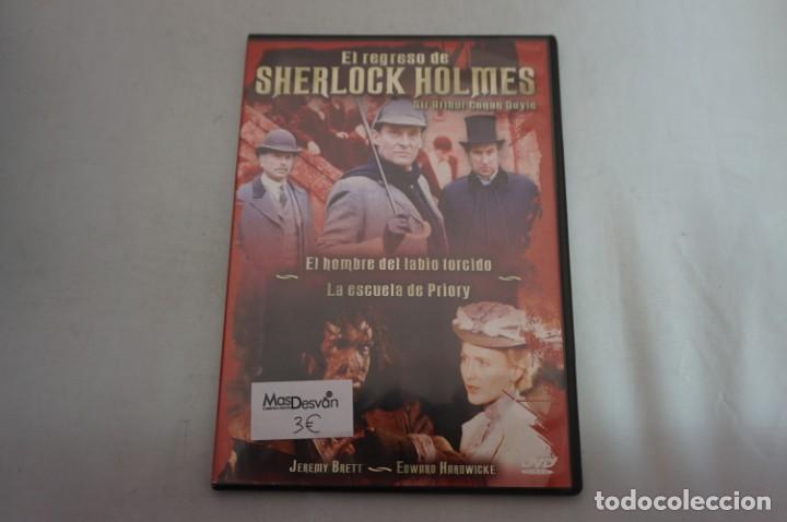 Cinema: 11-4/ 1 X DVD - EL REGRESO DE SHERLOCK HOLMES - EL HOMBRE DEL LABIO TORCIDO - LA ESCUELA DE PRIORY