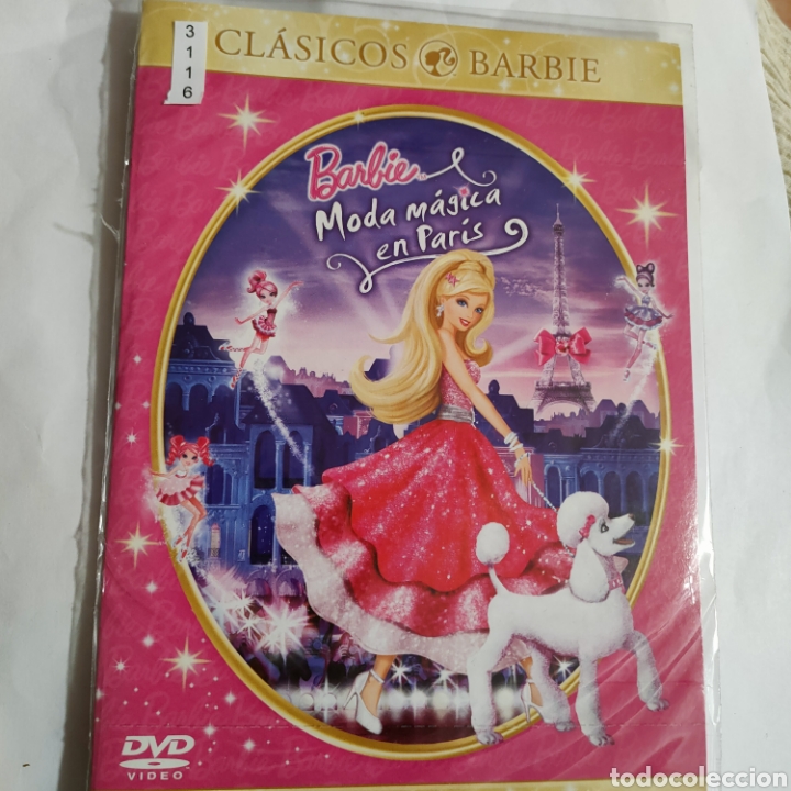 Cine: CTN3116 Barbie moda m&aacute;gica en Par&iacute;s DVD EDICION CARTON SEGUNDAMANO