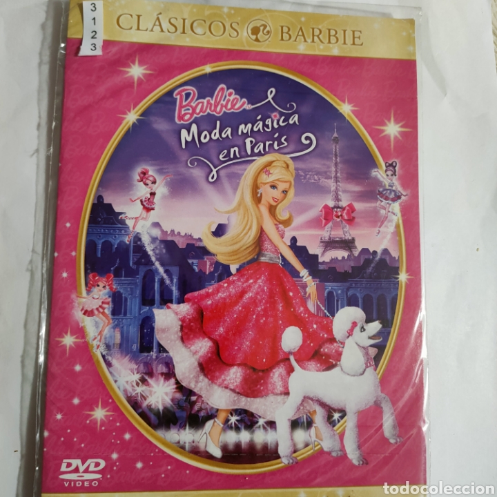 Cine: CTN3123 Barbie moda m&aacute;gica en Par&iacute;s DVD EDICION CARTON SEGUNDAMANO