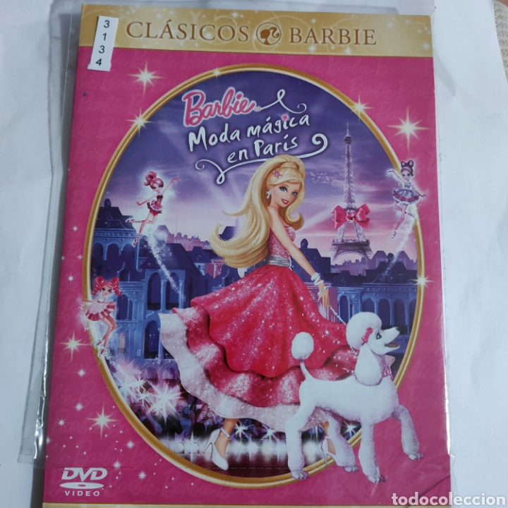 Cine: CTN3134 Barbie moda m&aacute;gica en Par&iacute;s DVD EDICION CARTON SEGUNDAMANO