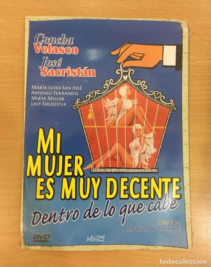 Cine: DVD CINE COMEDIA NACIONAL - MI MUJER ES MUY DECENTE, DENTRO DE LO QUE CABE (1975). PRECINTADO