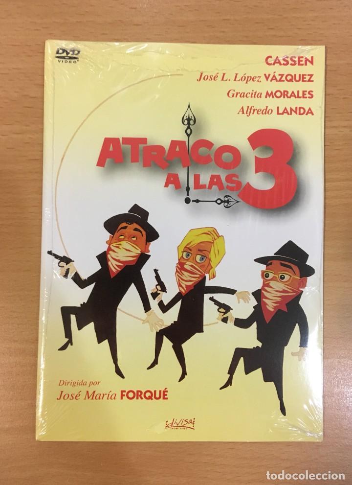 Cinema: DVD CINE COMEDIA DE CULTO DE JOS&Eacute; MAR&Iacute;A FORQU&Eacute; - ATRACO A LAS 3 (1962). PRECINTADO