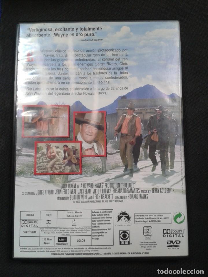 Cine: RIO LOBO. JOHN WAYNE. DVD - Foto 2