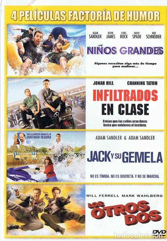 Cine: NI&Ntilde;OS GRANDES/INFILTRADOS EN CLASE/JACK Y SU GEMELA/ LOS OTROS DOS