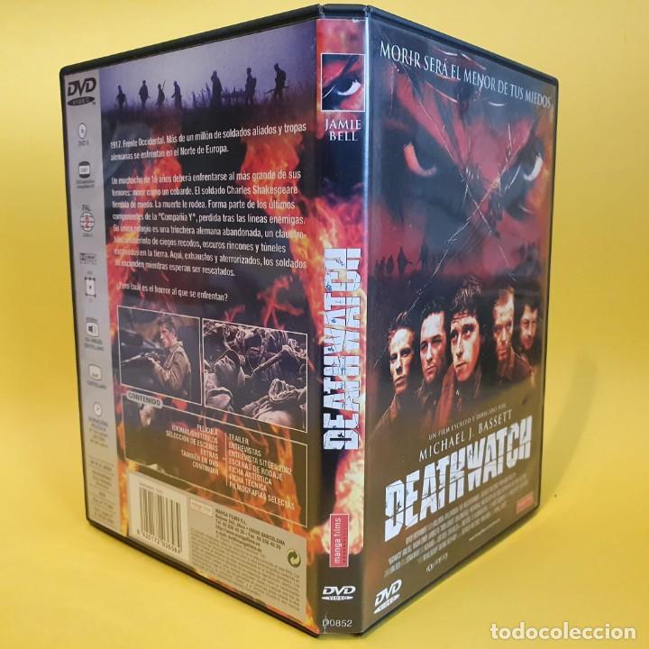 Cine: DVD Deathwatch, terror, suspense, como nueva, videoteca particular.