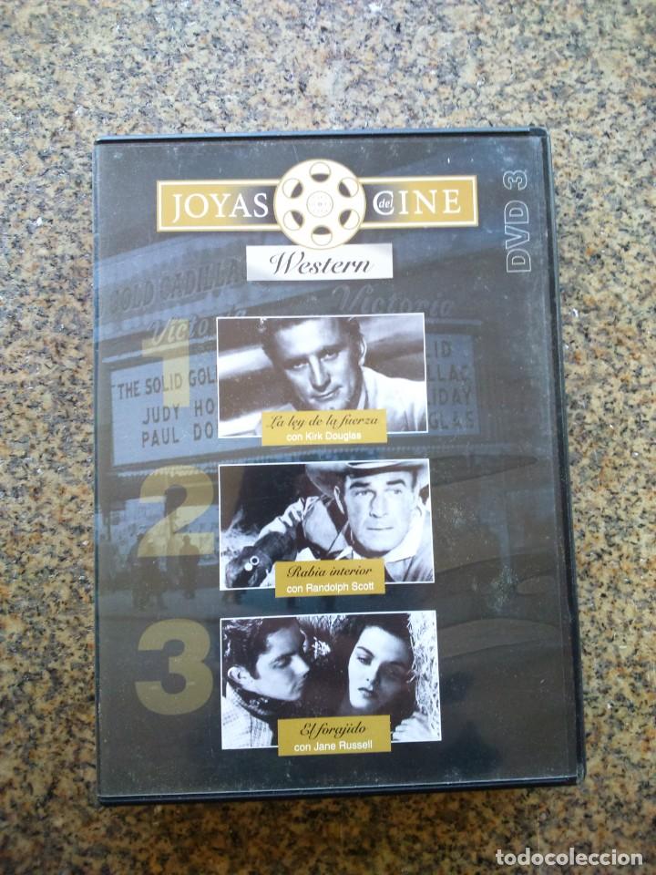 Cine: DVD -- LA LEY DE LA FUERZA / RABIA INTERIOR / EL FORAJIDO -- WESTER --