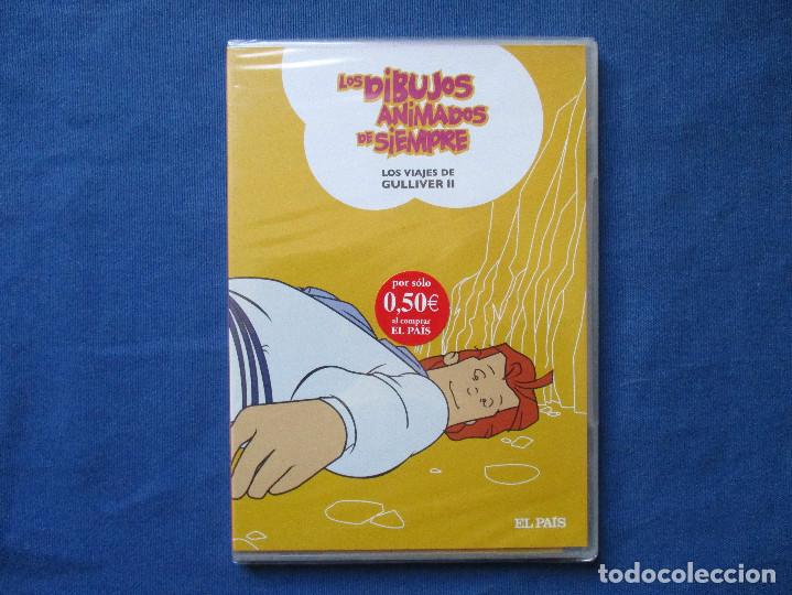 Cine: DVD - LOS DIBUJOS ANIMADOS DE SIEMPRE 19 &middot; LOS VIAJES DE GULLIVER II &middot; PRECINTADA &middot; CAJA FINA, SLIM