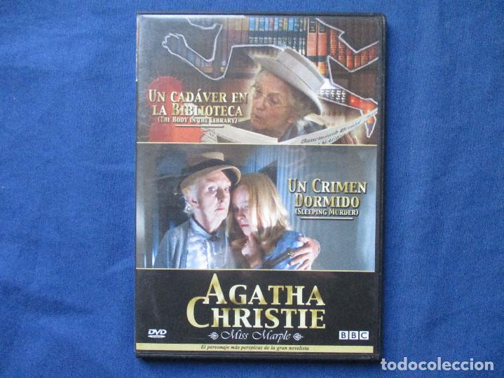 Cine: DVD - AGATHA CHRISTIE MISS MARPLE VOL. I - UN CAD&Aacute;VER EN LA BIBLIOTECA + UN CRIMEN DORMINDO, SLIM