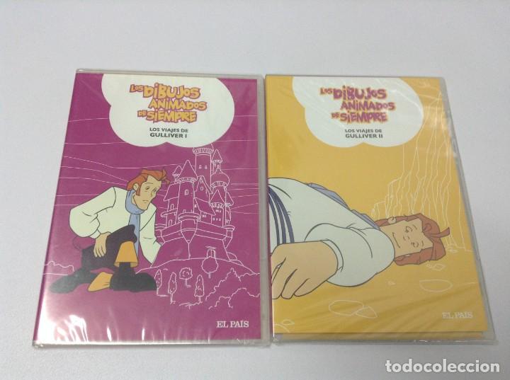 Cine: LOS DIBUJOS ANIMADOS DE SIEMPRE . LOS VIAJE DE GULLIVER . 2 DVD
