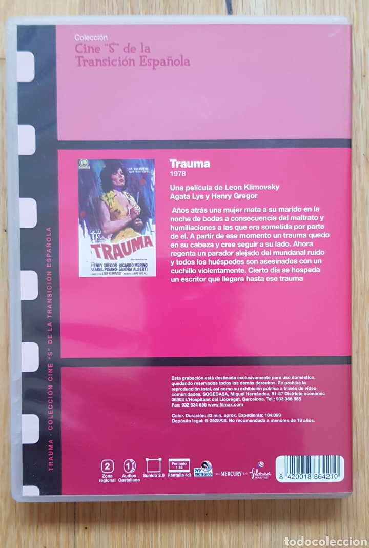 Cine: Trauma Leon Klimovsky dvd - Foto 2