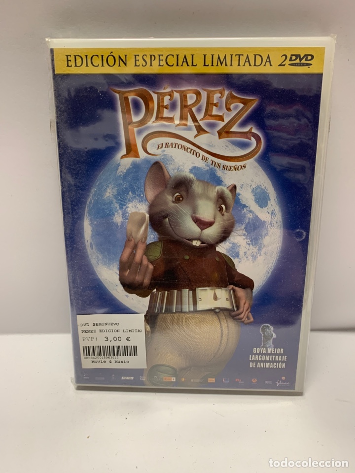 Cinema: S137 P&eacute;rez el ratoncito de tus sue&ntilde;os DVD COMO NUEVO