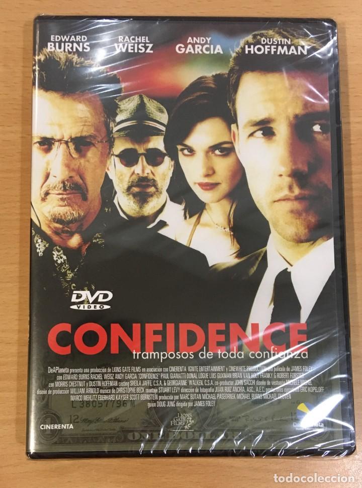 Cine: DVD CINE DE ROBOS Y ATRACOS - CONFIDENCE / TRAMPOSOS DE TODA CONFIANZA (2003). PRECINTADO