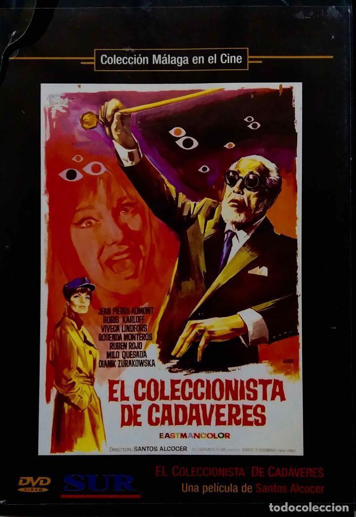 Cinema: EL COLECIONISTA DE CAD&Aacute;VERES. SANTOS ALCOCER, JEAN PIERRE AUMONT, BORIS KARLOF, VIVECA LINDFORS. DVD
