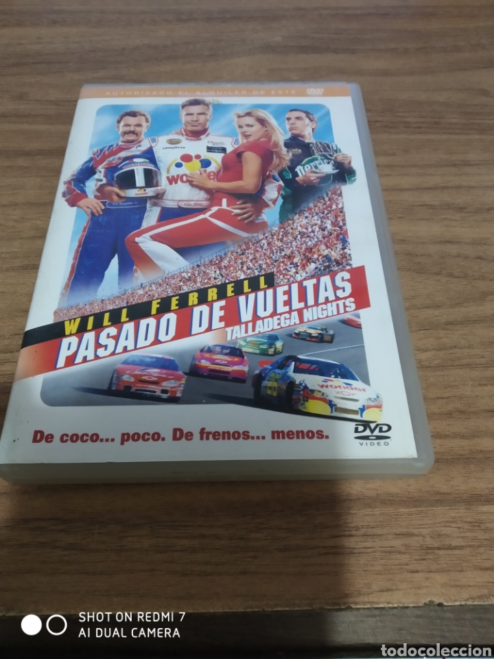 Cinema: PASADO DE VUELTAS / TALLADEGA NIGHTS ( dvd procedente Videoclub )