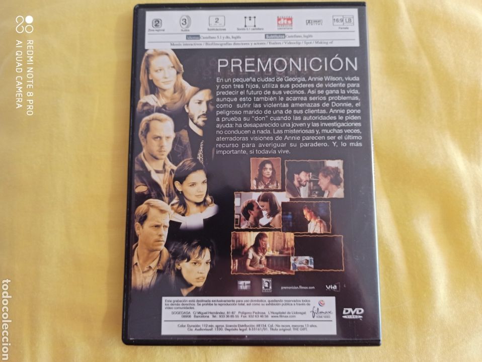 Cine: Premonici&oacute;n. DVD - Foto 2
