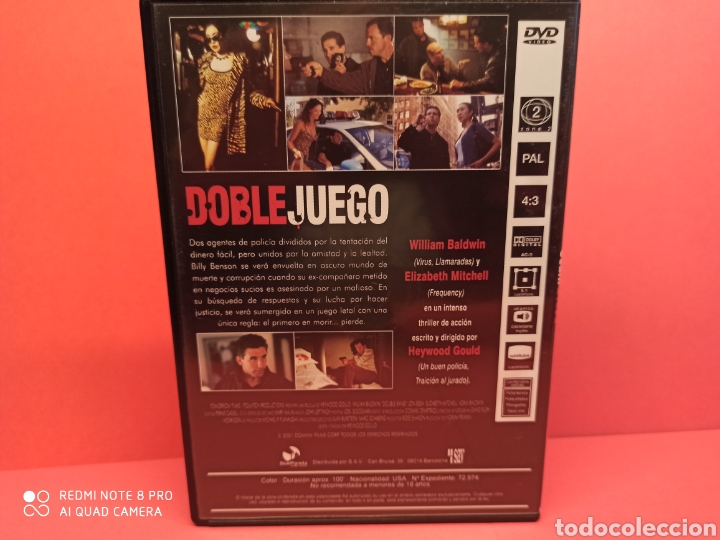 Cine: Doble juego. DVD. - Foto 2