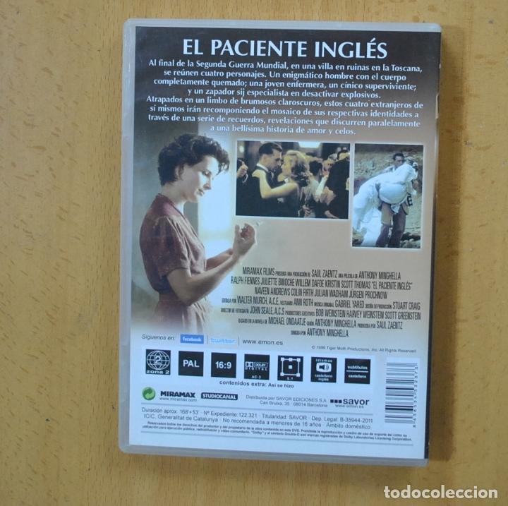 Cine: EL PACIENTE INGLES - DVD - Foto 2