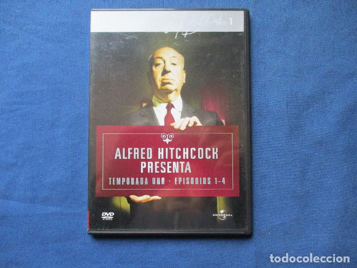 Cine: DVD - ALFRED HITCHCOCK PRESENTA - TEMPORADA 1 / DISCO 1 / EPISODIOS 1 - 4 / CAJA FINA, SLIM