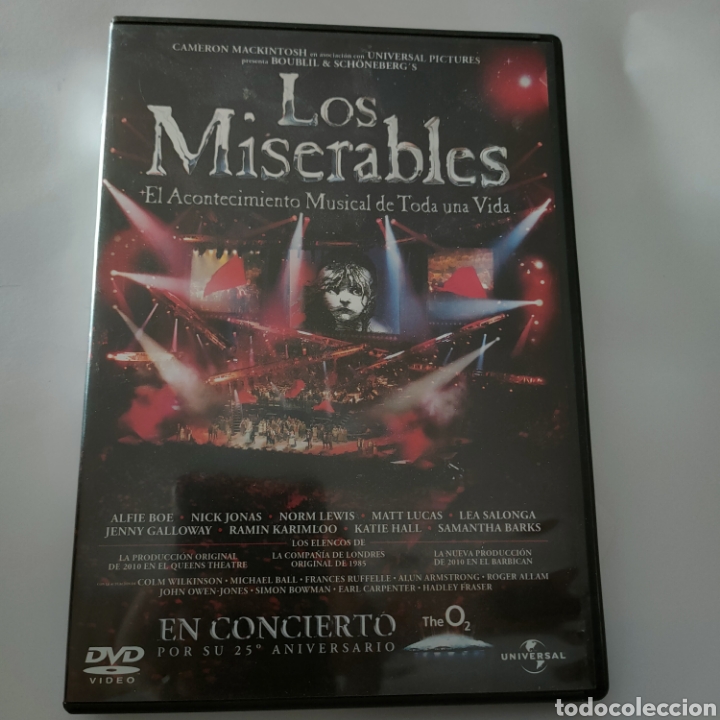 Cine: S637 los miserables concierto - DVD SEGUNDAMANO