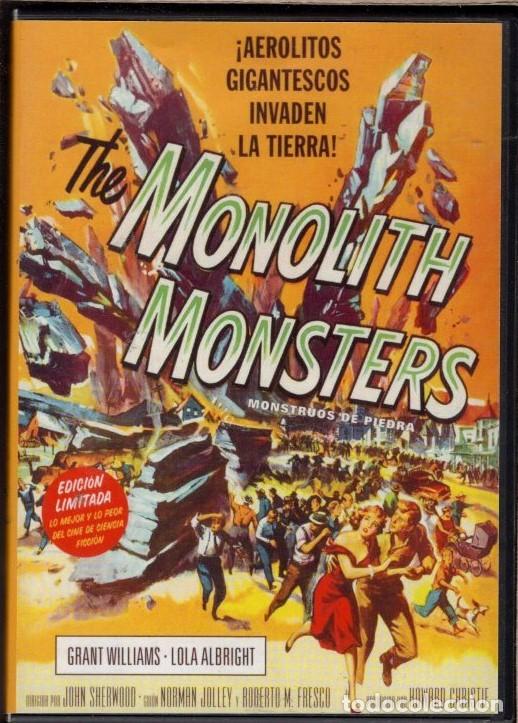Cine: THE MONOLITH MONSTERS DVD (MONSTRUOS DE PIEDRA) ESTOS INVASORES SON PIEDRAS ENORMES...