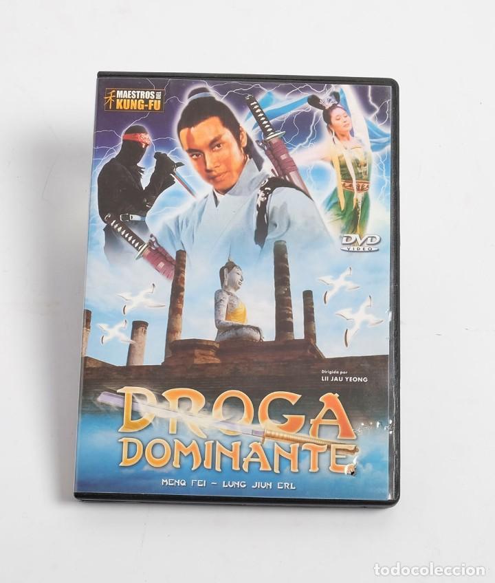 Cine: DVD. DROGA DOMINANTE. MENQ FEI - LUNG JIUN ERL COLECCION MAESTROS DEL KUNG FU