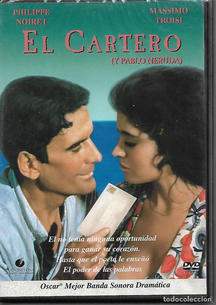 Cine: pelicula nueva, sin desprecintar el cartero y pablo neruda