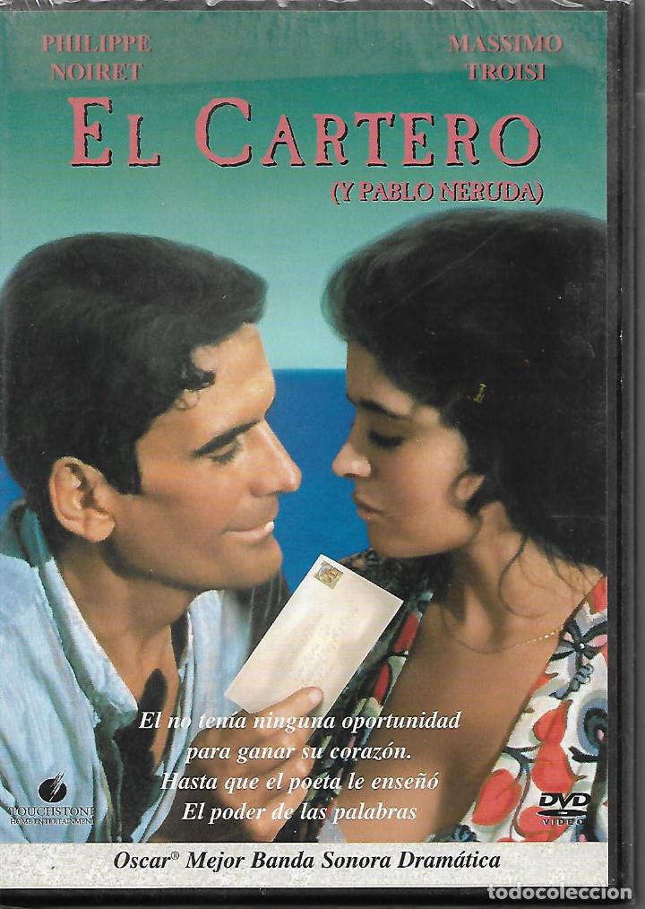 Cine: pelicula nueva, sin desprecintar el cartero y pablo neruda