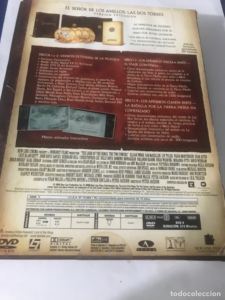 Cine: El Se&ntilde;or de los anillos las Dod Torres Versi&oacute;n Extendida - Foto 2