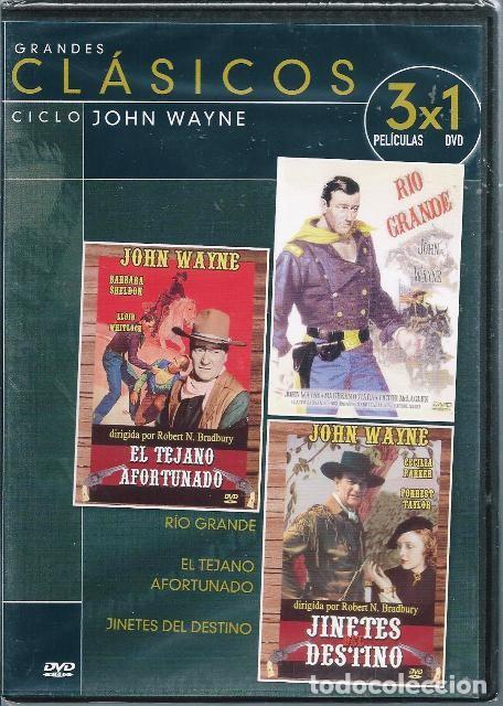 Cin&eacute;ma: R&Iacute;O GRANDE - EL TEJANO AFORTUNADO - JINETES DEL DESTINO