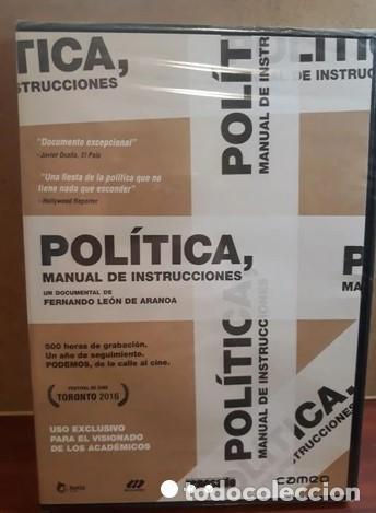 Cinema: POLITICA. MANUAL DE INSTRUCCIONES.( Podemos ).. edicion exclusiva para miembros de la academia de ci