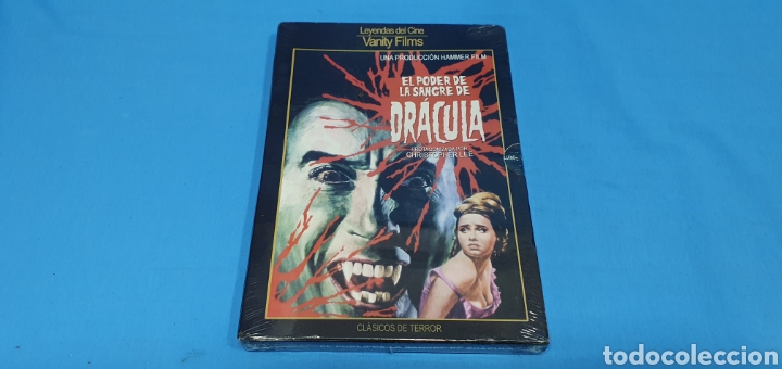 Cine: PEL&Iacute;CULA EN DVD - EL PODER DE LA SANGRE DE DR&Aacute;CULA - CHRISTOPHER LEE - NUEVA / PRECINTADA - Foto 1