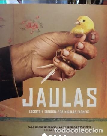 Cine: JAULAS.. edicion exclusiva para academicos.. premios Goya 2019..gran carpeta libro..