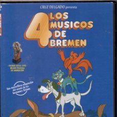 Cinema: LOS 4 MUSICOS DE BREMEN DVD- UNA HISTORIA CONMOVEDORA...UN REGALO EDUCATIVO PARA HIJOS Y NIETOS.. Lote 261853190