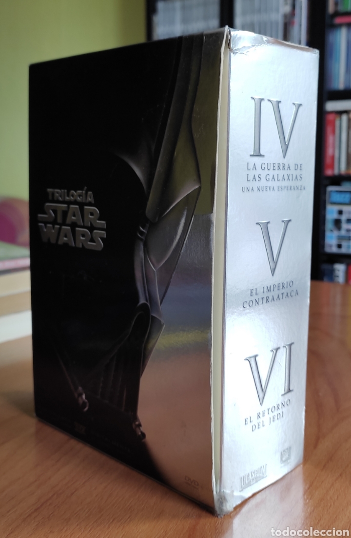 Cine: STARS WARS - TRILOG&Iacute;A CLASICA (CAP&Iacute;TULO IV, V, VI) BOX SET 4 DVD INCLUYENDO MUCHO EXTRAS