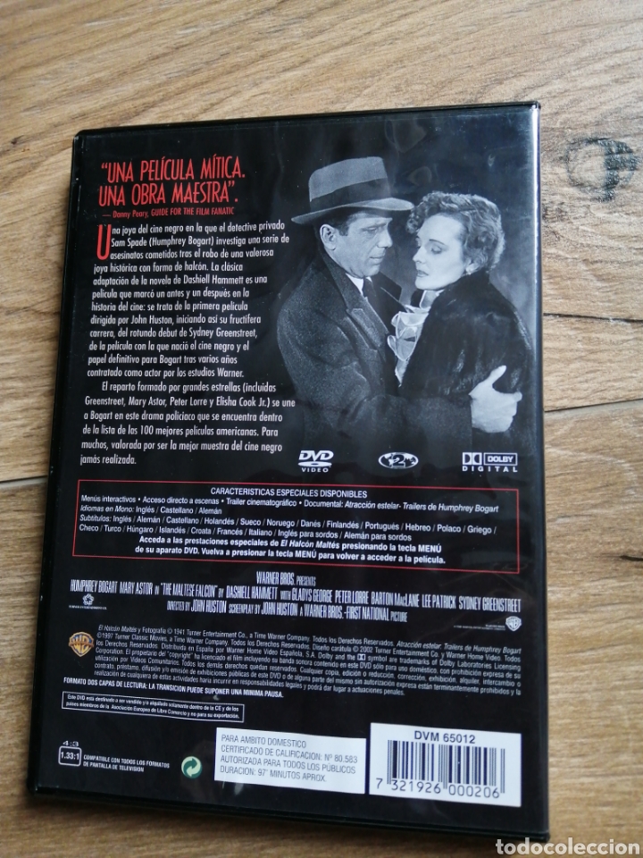 Cine: El halc&oacute;n malt&eacute;s - DVD - Foto 2