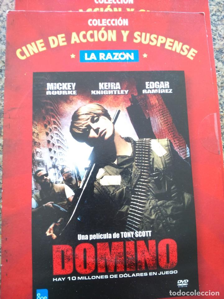Cin&eacute;ma: DVD -- DOMINO -- CAJA FINA CARTON --