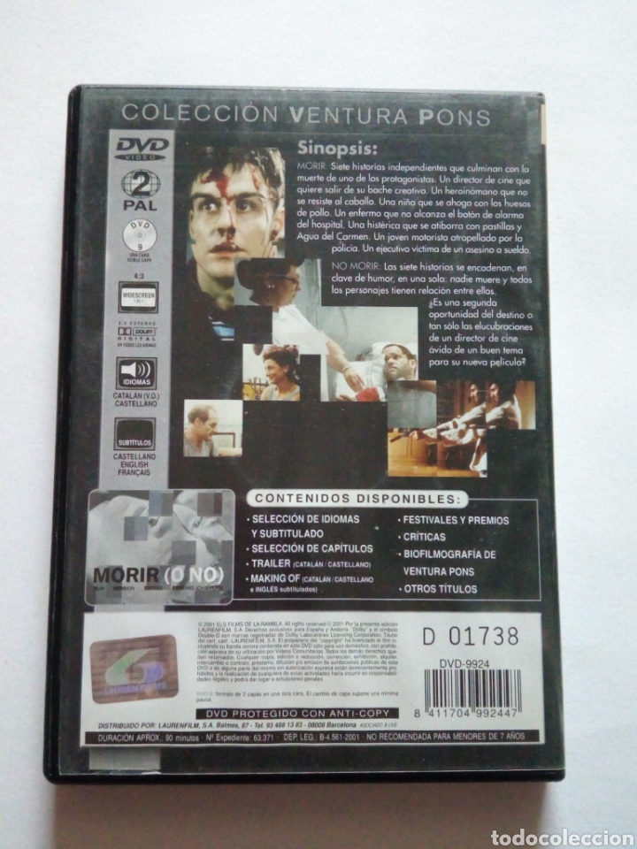 Cine: MORIR ( O NO ) - DVD - Foto 2