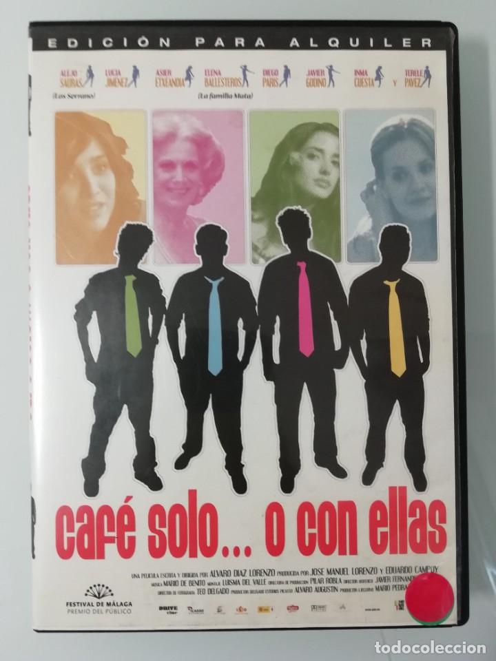 Cinema: DVD CAFE SOLO O CON ELLAS- EDICION PARA ALQUILER