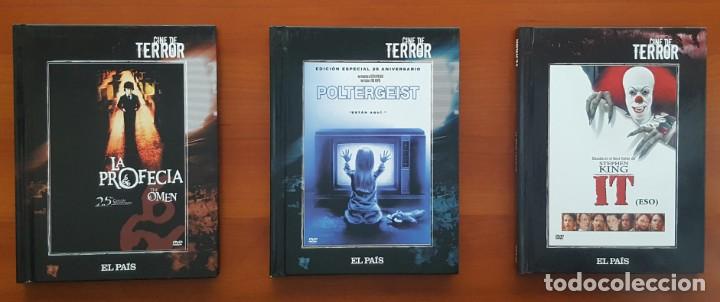 Cine: TRES PELICULAS DE TERROR EN DVD CON LIBRO
